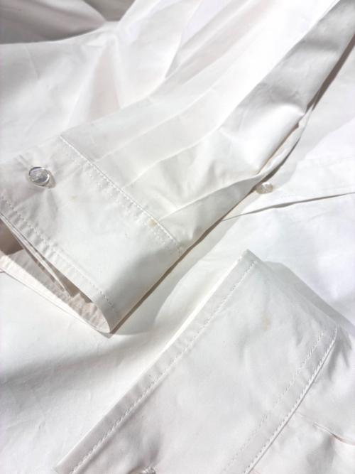 MM6 Maison Margiela（エムエムシックスメゾンマルジェラ）MM6 Maison Margiela (エムエムシックスメゾンマルジェラ) クロップドシャツ/ ホワイト サイズ:14の古着・服飾アイテム