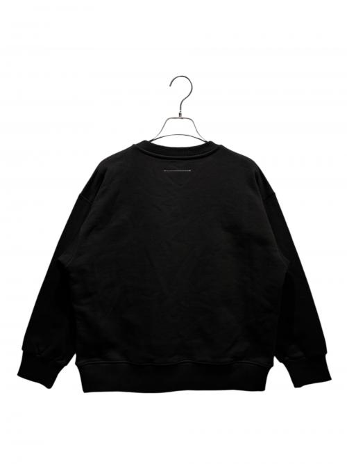 MM6 Maison Margiela（エムエムシックスメゾンマルジェラ）MM6 Maison Margiela (エムエムシックスメゾンマルジェラ) ナンバリングロゴスウェット/M60681 MM006	M60681 MM006 ブラック サイズ:12の古着・服飾アイテム