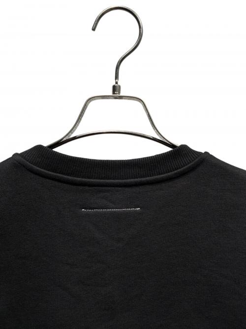 MM6 Maison Margiela（エムエムシックスメゾンマルジェラ）MM6 Maison Margiela (エムエムシックスメゾンマルジェラ) ナンバリングロゴスウェット/M60681 MM006	M60681 MM006 ブラック サイズ:12の古着・服飾アイテム