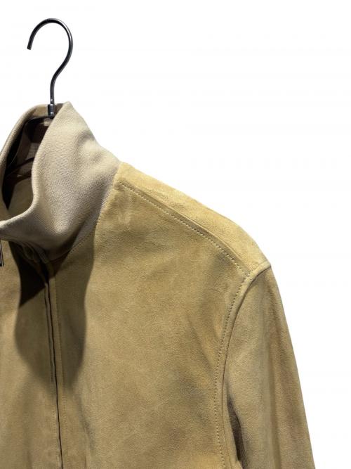 LOEWE（ロエベ）LOEWE (ロエベ) スウェードレザーブルゾン イエロー サイズ:42の古着・服飾アイテム