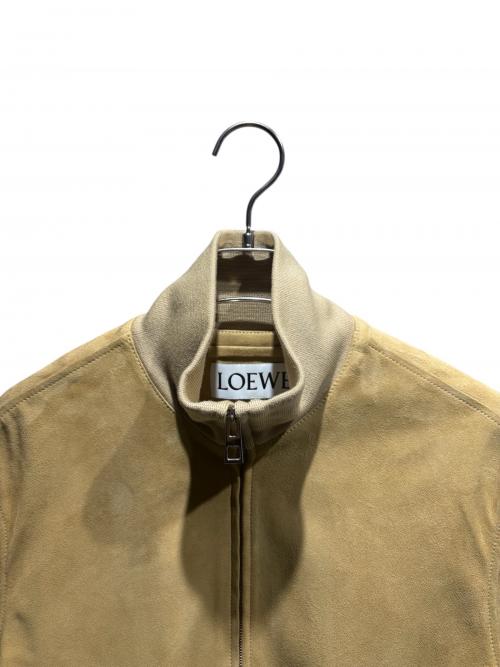 LOEWE（ロエベ）LOEWE (ロエベ) スウェードレザーブルゾン イエロー サイズ:42の古着・服飾アイテム