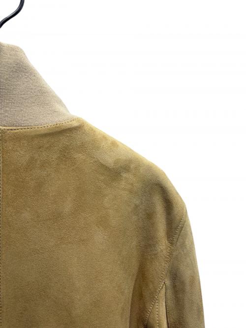 LOEWE（ロエベ）LOEWE (ロエベ) スウェードレザーブルゾン イエロー サイズ:42の古着・服飾アイテム