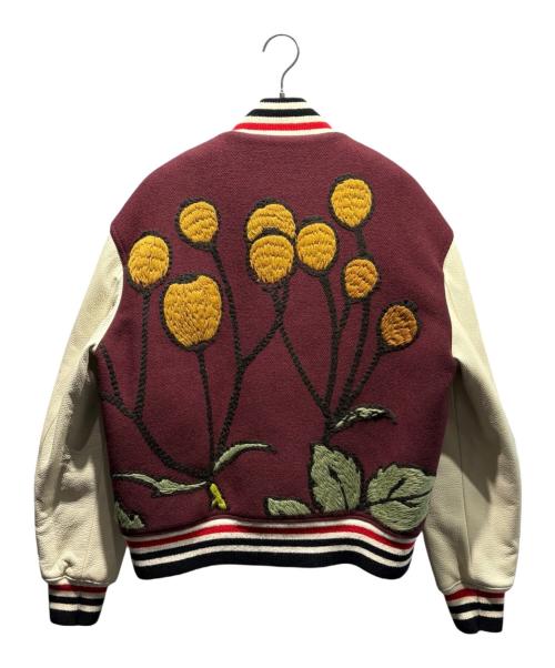 LOEWE（ロエベ）LOEWE (ロエベ) ボタニカル刺繍ボンバージャケット ボルドー サイズ:42の古着・服飾アイテム
