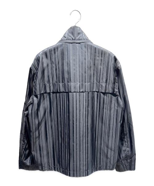 PAUL SMITH（ポールスミス）PAUL SMITH (ポールスミス) Shadow Stripe スタンドカラーブルゾン ネイビー サイズ:Lの古着・服飾アイテム