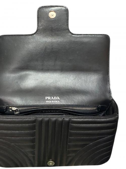 PRADA（プラダ）PRADA (プラダ) ダイアグラムミディアムショルダーバッグ/1BD108 ブラック サイズ:-の古着・服飾アイテム