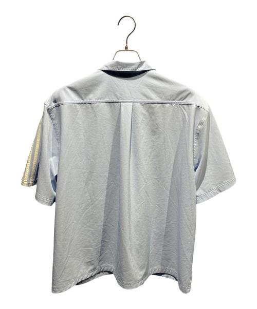 adidas Originals（アディダスオリジナル）adidas Originals (アディダスオリジナル) オープンカラークラシックシャツ スカイブルー サイズ:Lの古着・服飾アイテム