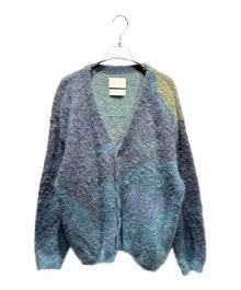 YOKE×Graphpaper（ヨーク×グラフペーパー）の古着「STILL JACQUARD CARDIGAN」｜グリーン