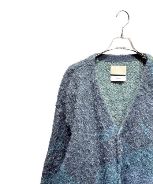 YOKE（ヨーク）YOKE (ヨーク) Graphpaper (グラフペーパー) STILL JACQUARD CARDIGAN グリーン サイズ:2の古着・服飾アイテム