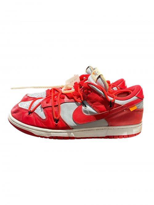 NIKE（ナイキ）NIKE (ナイキ) DUNK LOW LTHR OW UNIVERSITY RED CT0856-600 UNIVERSITY RED/WOLF GREY サイズ:28.5の古着・服飾アイテム