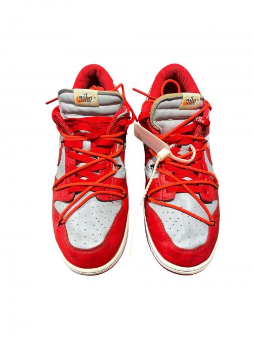 NIKE（ナイキ）NIKE (ナイキ) DUNK LOW LTHR OW UNIVERSITY RED CT0856-600 UNIVERSITY RED/WOLF GREY サイズ:28.5の古着・服飾アイテム