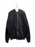 unknown（アンノーン）の古着「クロスラインストーンジップアップパーカー」｜ブラック