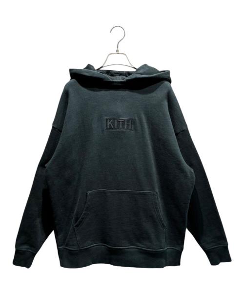 KITH（キス）KITH (キス) ボックスロゴパーカー/KH2236 ブラック サイズ:Sの古着・服飾アイテム