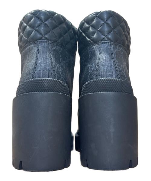 GUCCI（グッチ）GUCCI (グッチ) GGアンクルブーツ/659691 ブラック サイズ:23.5の古着・服飾アイテム