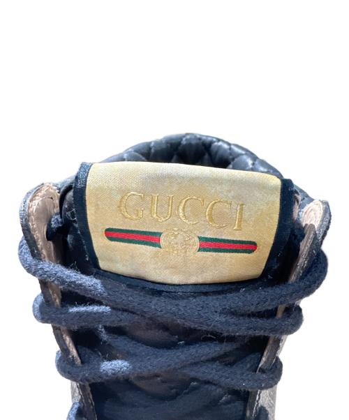 GUCCI（グッチ）GUCCI (グッチ) GGアンクルブーツ/659691 ブラック サイズ:23.5の古着・服飾アイテム