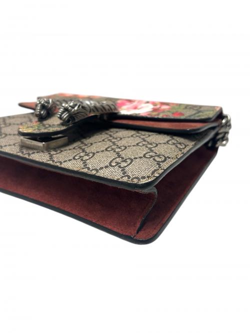 GUCCI（グッチ）GUCCI (グッチ) GGスプリーム ディオニュソス ショルダーバッグ 421970 ベージュ×ピンク サイズ:-の古着・服飾アイテム