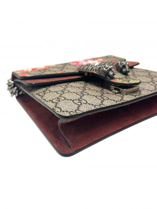 GUCCI（グッチ）GUCCI (グッチ) GGスプリーム ディオニュソス ショルダーバッグ 421970 ベージュ×ピンク サイズ:-の古着・服飾アイテム