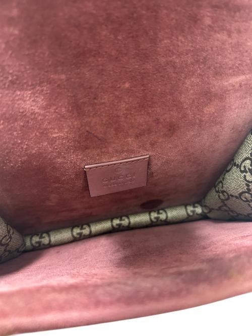 GUCCI（グッチ）GUCCI (グッチ) GGスプリーム ディオニュソス ショルダーバッグ 421970 ベージュ×ピンク サイズ:-の古着・服飾アイテム