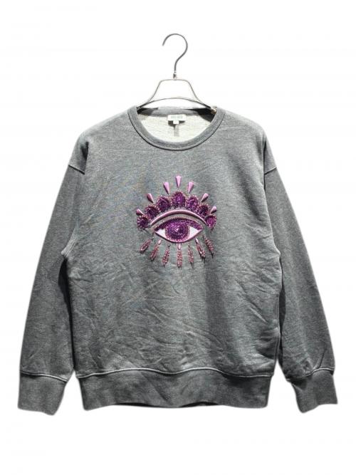 KENZO（ケンゾー）KENZO (ケンゾー) クルーネックスウェット/F862SW7434XK グレー サイズ:Sの古着・服飾アイテム