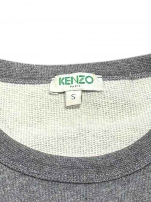 KENZO（ケンゾー）KENZO (ケンゾー) クルーネックスウェット/F862SW7434XK グレー サイズ:Sの古着・服飾アイテム