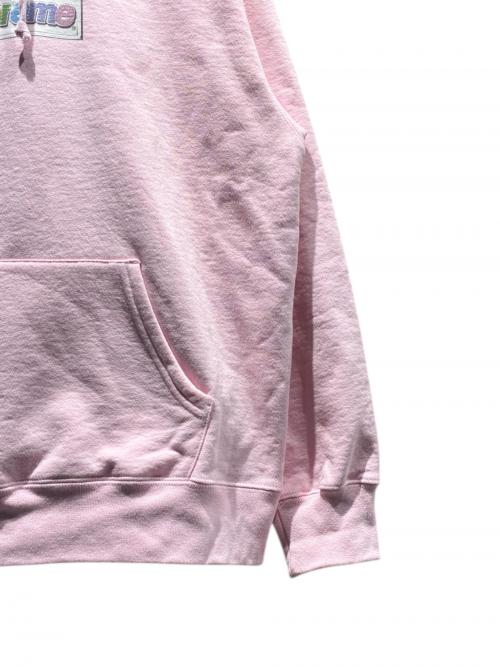 SUPREME（シュプリーム）SUPREME (シュプリーム) Bling Box Logo Hooded Sweatshirt ピンク サイズ:Sの古着・服飾アイテム