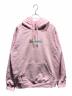 SUPREME（シュプリーム）の古着「Bling Box Logo Hooded Sweatshirt」｜ピンク