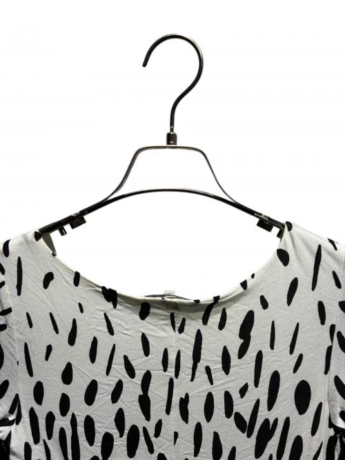 MaxMara（マックスマーラ）MaxMara (マックスマーラ) ワンピース ホワイト×ブラック サイズ:38の古着・服飾アイテム