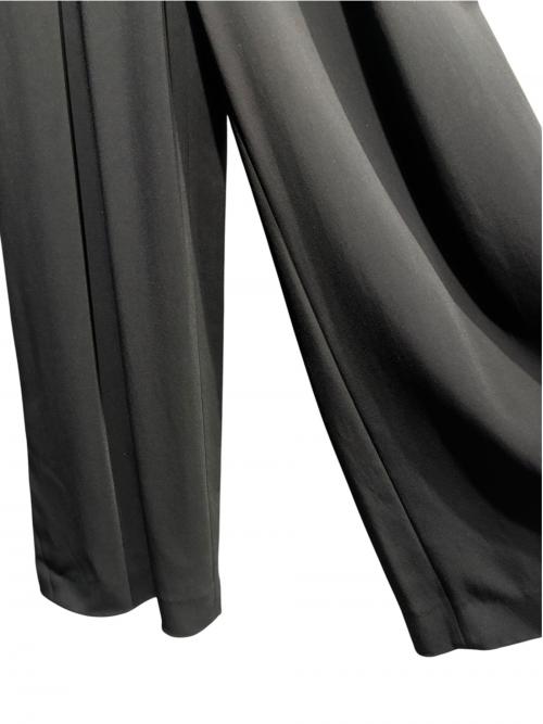EMPORIO ARMANI（エンポリオ アルマーニ）EMPORIO ARMANI (エンポリオ アルマーニ) レーヨンパンツ ブラック サイズ:38の古着・服飾アイテム