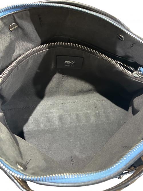 FENDI（フェンディ）FENDI (フェンディ) 2WAYバッグ/8BL124 ブラウン×スカイブルー サイズ:-の古着・服飾アイテム