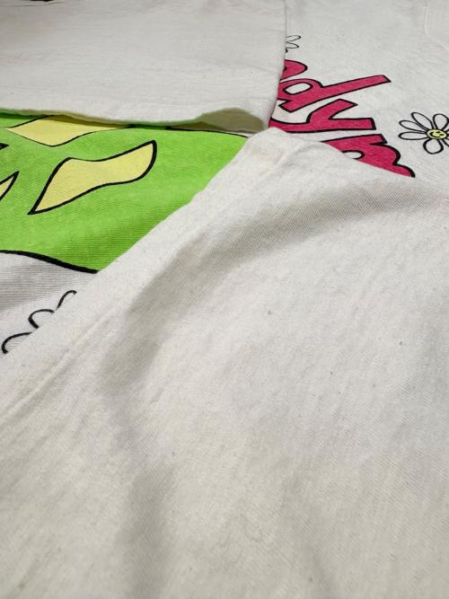 READYMADE（レディメイド）READYMADE (レディメイド) 半袖カットソー ホワイト×ピンク サイズ:XXL 未使用品の古着・服飾アイテム