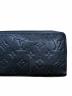 中古・古着 LOUIS VUITTON (ルイ ヴィトン) ラウンドファスナー財布 ノワール サイズ:-：70000円