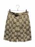 GUCCI（グッチ）の古着「ジャンボGGキャンバスハーフパンツ」｜ベージュ
