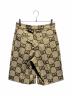 GUCCI (グッチ) ジャンボGGキャンバスハーフパンツ ベージュ サイズ:44：80000円