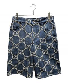 中古・古着通販】GUCCI (グッチ) パイナップルジャンボGG総柄 デニム