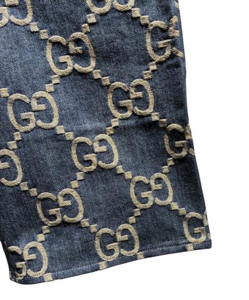 GUCCI（グッチ）GUCCI (グッチ) ジャンボGGデニムショートパンツ インディゴ サイズ:32の古着・服飾アイテム