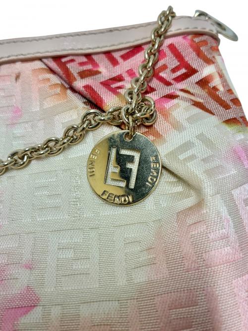 FENDI（フェンディ）FENDI (フェンディ) チェーンポーチ ピンク サイズ:-の古着・服飾アイテム