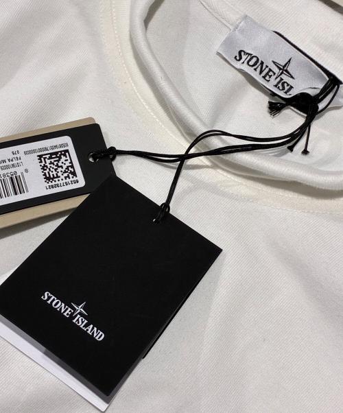 STONE ISLAND（ストーンアイランド）STONE ISLAND (ストーンアイランド) Tシャツ ホワイト サイズ:M 未使用品の古着・服飾アイテム