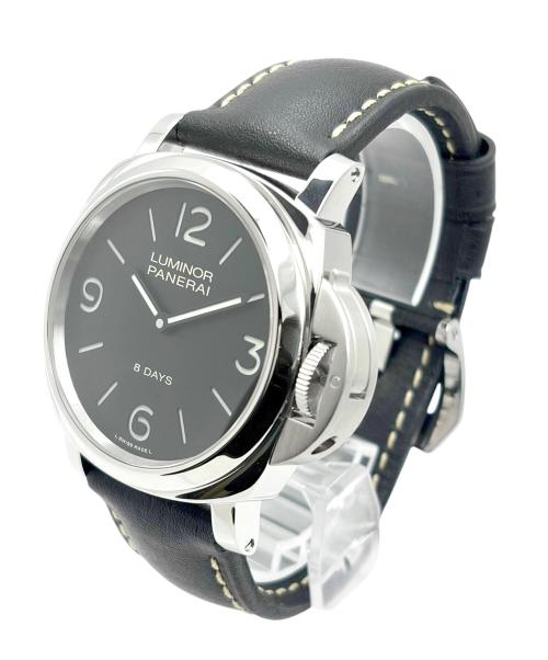 PANERAI（パネライ）PANERAI (パネライ) Luminor Base 8 Days ルミノール ベース 8デイズ Ref.PAM00560 44mm 黒文字盤 黒文字盤 サイズ:44mm/16-21cmの古着・服飾アイテム