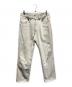 AURALEE（オーラリー）の古着「AURALEE/FADED HARD TWIST BROWN DENIM 5P PANTS」｜ライトグレー