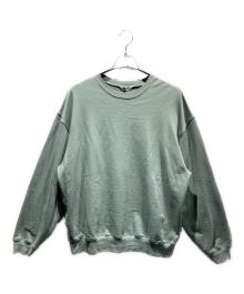 AURALEE（オーラリー）の古着「SUPER HIGH GAUZE SWEAT P/O」｜グリーン