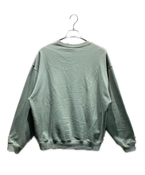 AURALEE（オーラリー）AURALEE (オーラリー) SUPER HIGH GAUZE SWEAT P/O グリーン サイズ:4 未使用品の古着・服飾アイテム