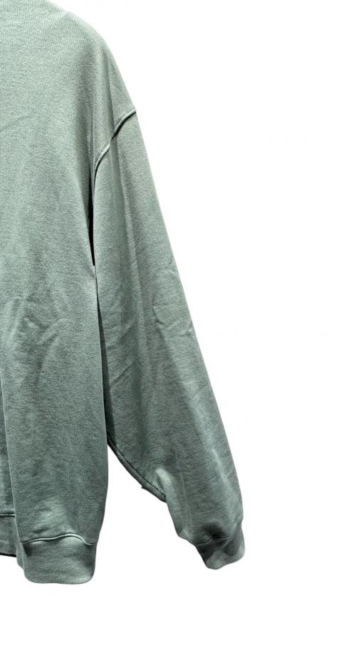 AURALEE（オーラリー）AURALEE (オーラリー) SUPER HIGH GAUZE SWEAT P/O グリーン サイズ:4 未使用品の古着・服飾アイテム