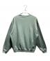 AURALEE (オーラリー) SUPER HIGH GAUZE SWEAT P/O グリーン サイズ:4 未使用品：20000円