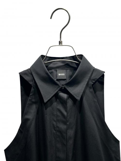 BOSS（ボス）BOSS (ボス) コットンポプリンドローコードワンピース/50558472 ブラック サイズ:XS 未使用品の古着・服飾アイテム