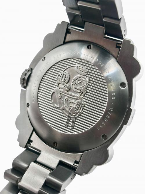 HAMILTON（ハミルトン）HAMILTON (ハミルトン) Khaki Navy BeLOWZERO カーキ ビロウゼロ Ref.H785850 46mm 黒文字盤 ブラック サイズ:46mm/19cmの古着・服飾アイテム