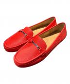 RALPH LAURENラルフローレン）の古着「Brionyレザーモカシン」｜レッド