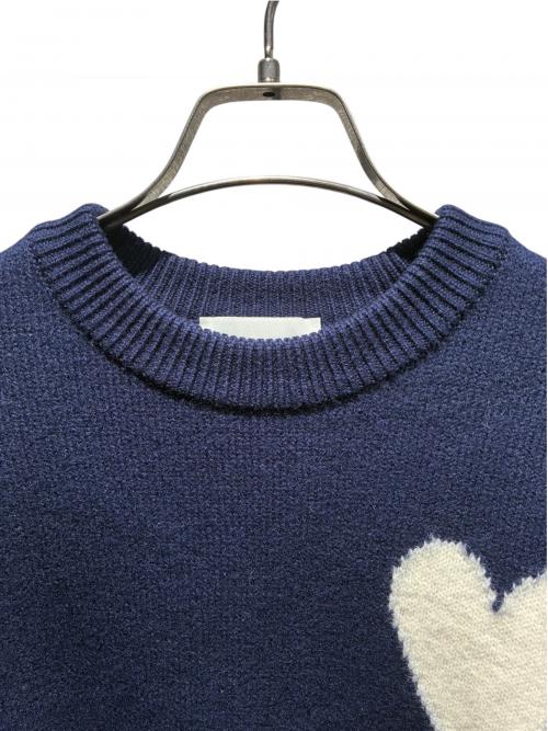 AMI Alexandre Mattiussi（アミアレクサンドルマテュッシ）AMI Alexandre Mattiussi (アミアレクサンドルマテュッシ) セーター ネイビー サイズ:Sの古着・服飾アイテム