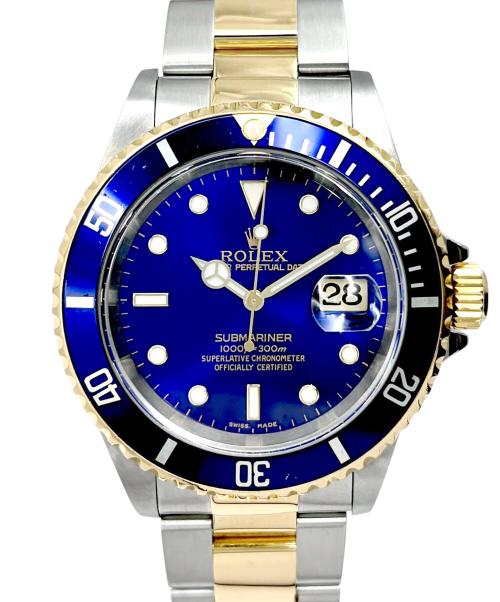 ROLEX（ロレックス）ROLEX (ロレックス) Submariner Date サブマリーナ デイト Ref.16613LB 40mm 青文字盤 Bluesy ブルーダイヤル サイズ:40mm/19cmの古着・服飾アイテム