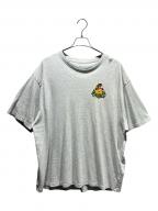 PALACEパレス）の古着「P-3 PUNCH T-SHIRT」｜ライトグレー