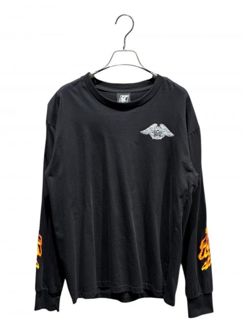 Subculture（サブカルチャー）Subculture (サブカルチャー) ロングスリーブTシャツ ブラック×オレンジ サイズ:1 未使用品の古着・服飾アイテム