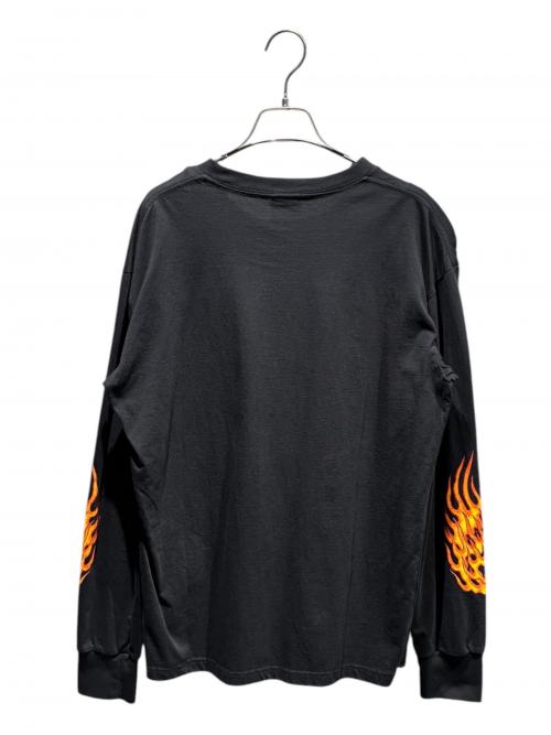 Subculture（サブカルチャー）Subculture (サブカルチャー) ロングスリーブTシャツ ブラック×オレンジ サイズ:1 未使用品の古着・服飾アイテム